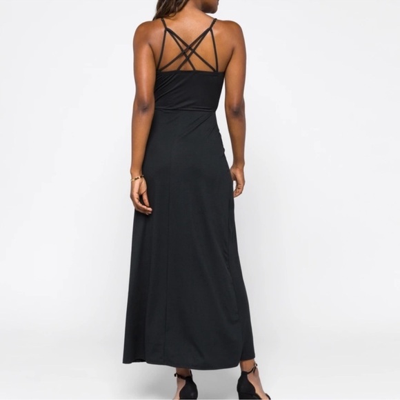NWT Market & Spruce Alisha Knit Strappy Back
Maxi Dress in Black - Picture 3 of 13
